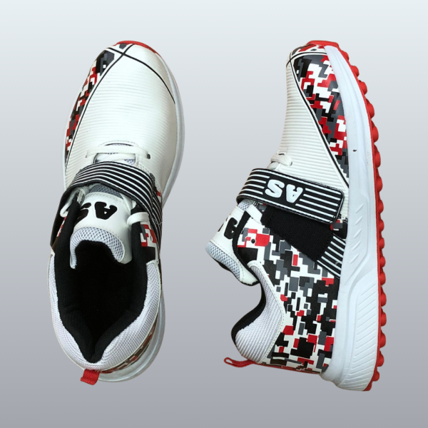 AS white red shoes